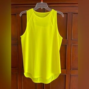 Lululemon Neon Yellow Sculpt Tank, Size 8, Excellent Condition